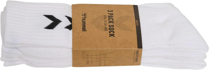 hummel Unisex Sportsocken Basic - 15er Pack 32-35 white (9001), 32-35 white (9001)