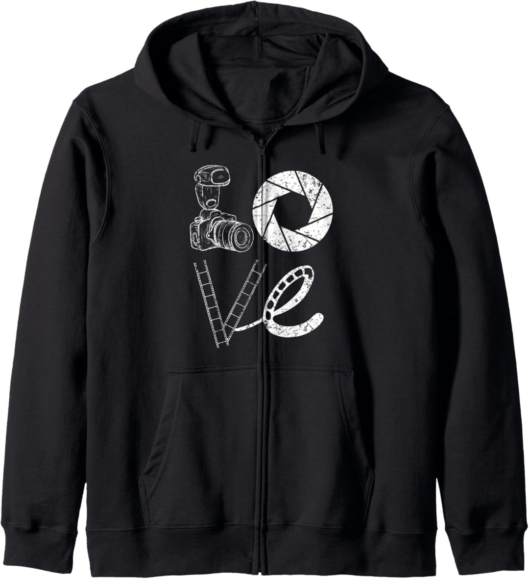 Fotograf Geschenk - Fotografie Kamera Kapuzenjacke