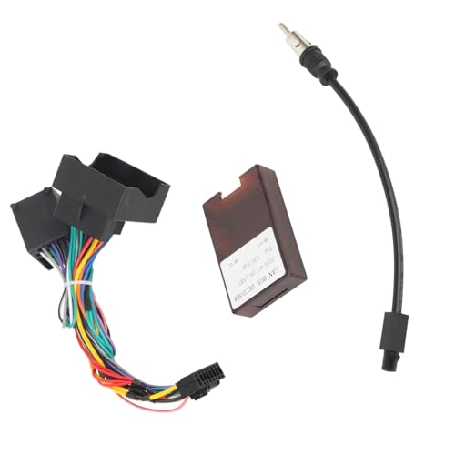 Yctze Radio Kabelbaum, Auto Stromkabel Audio Kabelbaum Adapter mit Canbus Box, Passend für F30/F10/X