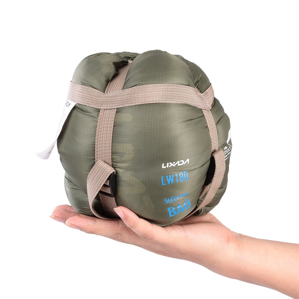 Lixada Schlafsack 3-4 Jahreszeiten Ultraleicht Sleeping Bagfür Kinder und Erwachsene, Camping, Wande
