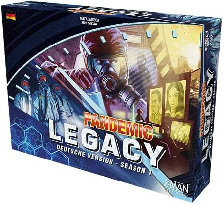 Asmodee | ZMan | Pandemic: Legacy – Season 1 (blau) | Nominiert zum Kennerspiel des Jahres 2016 | Br