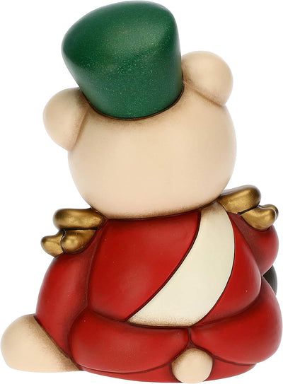 THUN - Weihnachten 2022 - Nussknacker Teddy aus Keramik von Hand verziert - Weihnachtsgeschenkidee 2