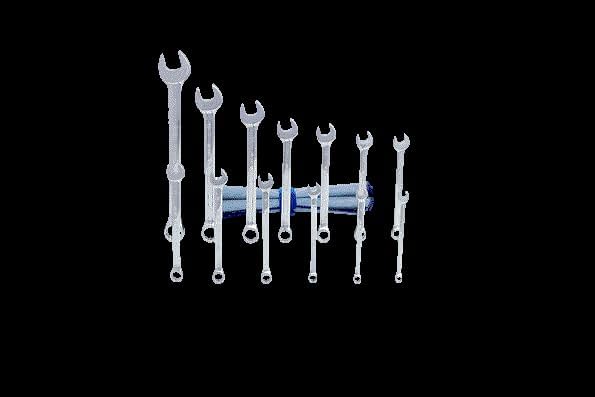 KS Tools 518.0643 CHROMEplus Ringmaulschlüssel-Satz, abgewinkelt, 13-tlg.