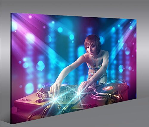 islandburner Bild Bilder auf Leinwand DJ 1p XXL Poster Leinwandbild Wandbild art up your life ®