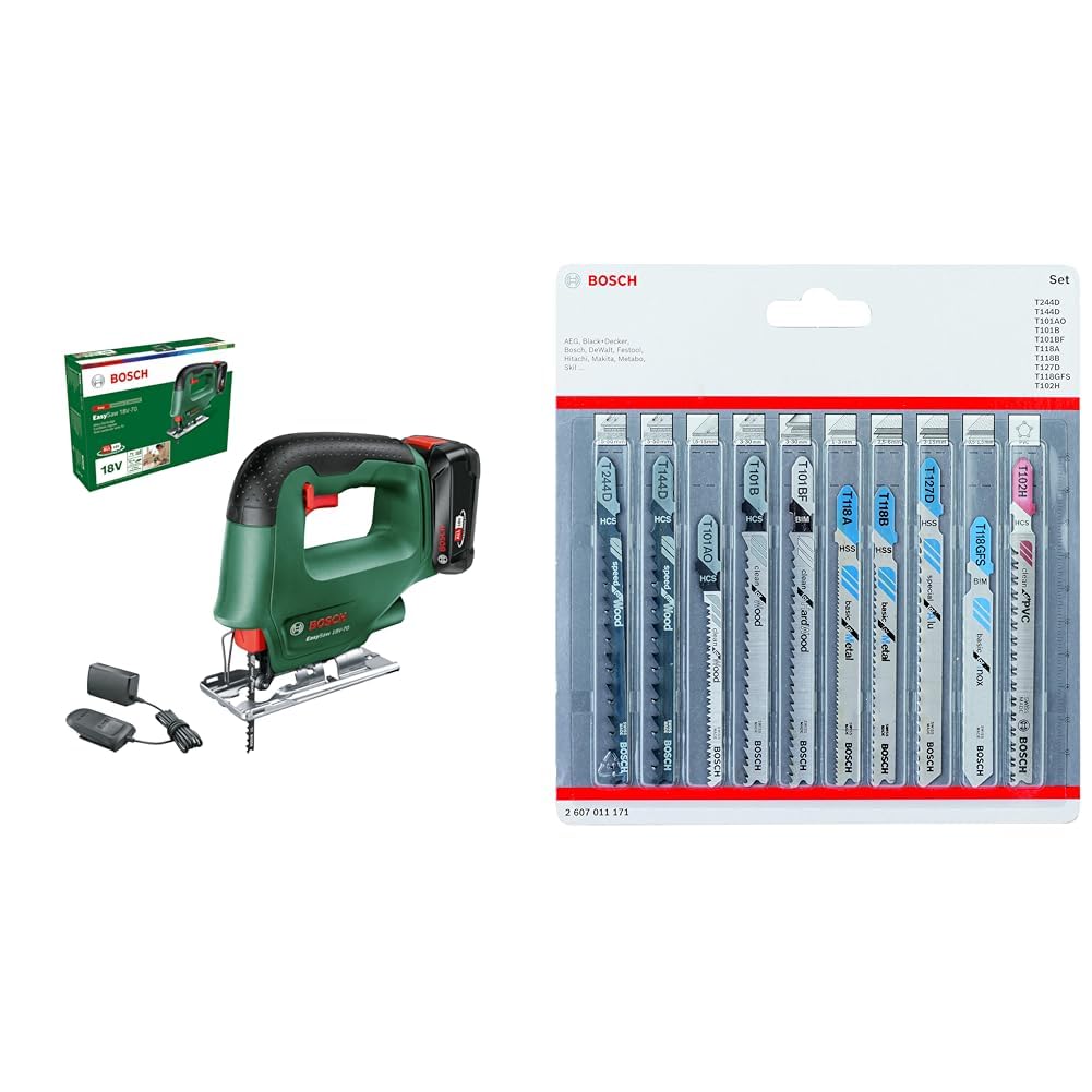 Bosch Akku Pack PBA 18V 6,0Ah W-C (18 Volt System, 6,0Ah Akku, im Karton) + Accessories Professional