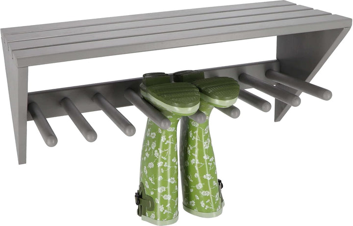 Esschert Design Wandstiefelhalter, grau, 76 x 31.3 x 35, CF49G