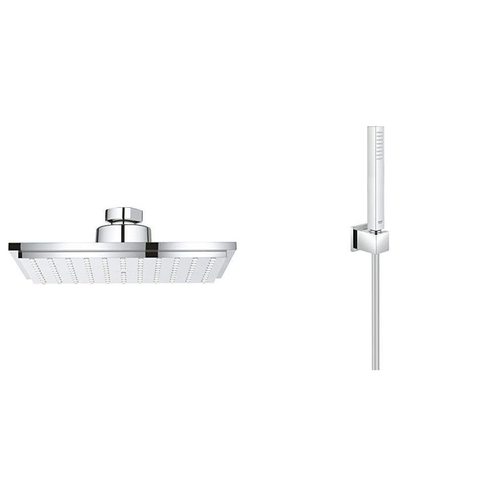 Grohe Euphoria Cube 152 Brausen und Duschsysteme Kopfbrause, chrom, 27705000 & Euphoria Cube Brausen