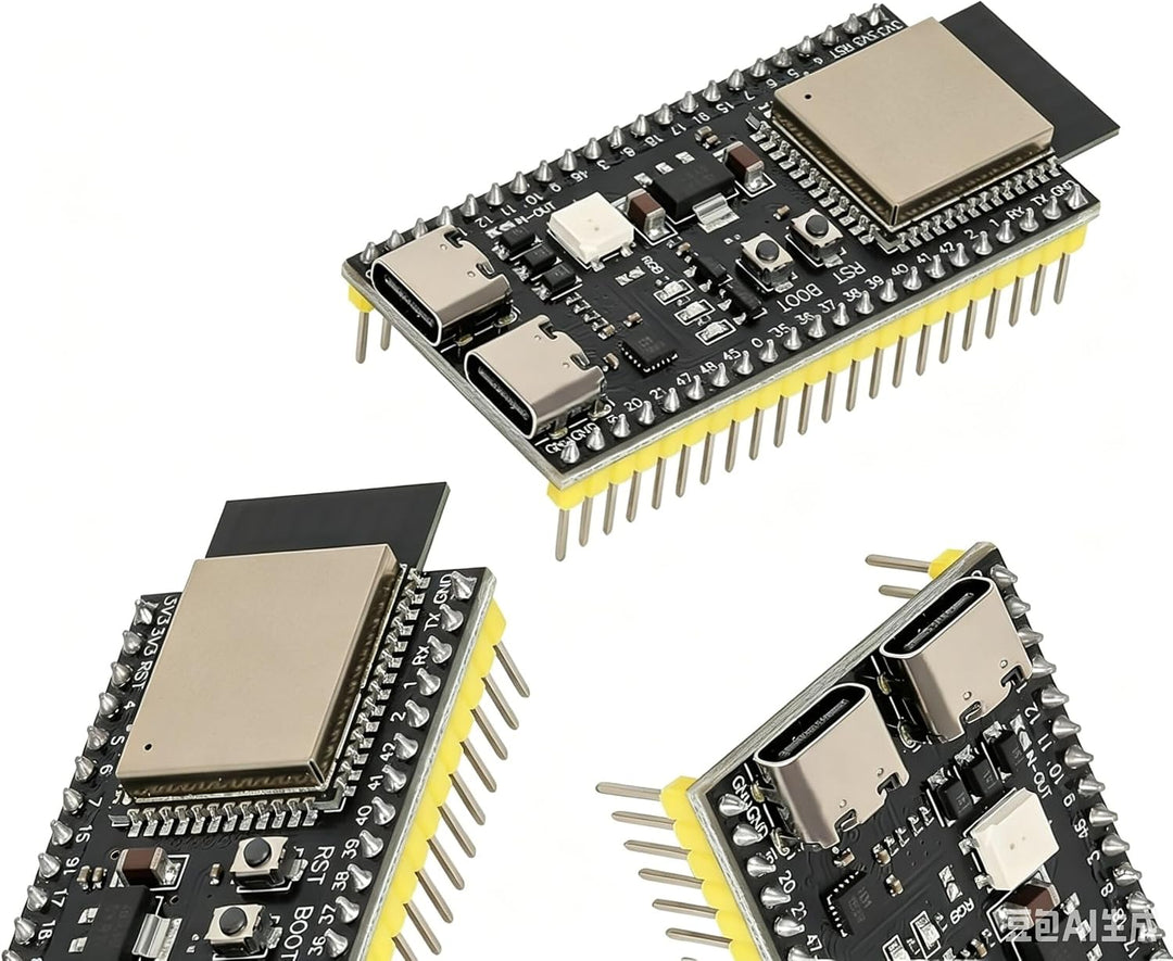 DUBEUYEW 3PCS ESP32-S3 ESP32-S3-DevKitC-1 N16R8 WiFi-Modul + 5.0 Bluetooth Internet Development Boar