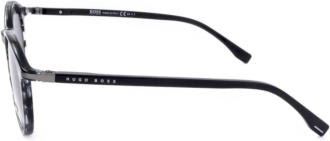 BOSS Unisex 1003/s/it Sunglasses, PZH/M9 Striped Grey, One Size