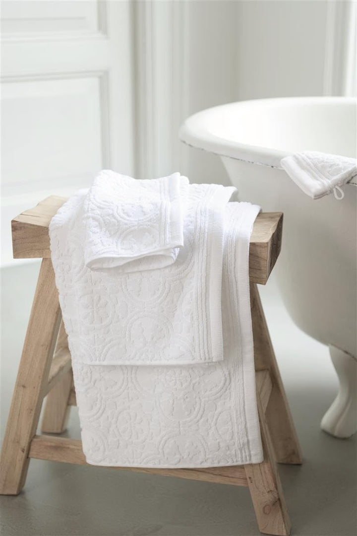 PiP Studio Saunatuch Tile de Pip Farbe Weiss Grösse 100x180