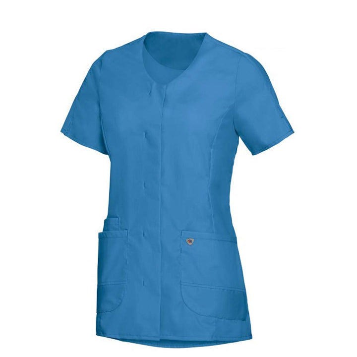 BP Med Tunics 1764-241-0116 Kasack für Damen - 1/2 Ärmel und V-Ausschnitt - 49% Baumwolle, 48% Polye