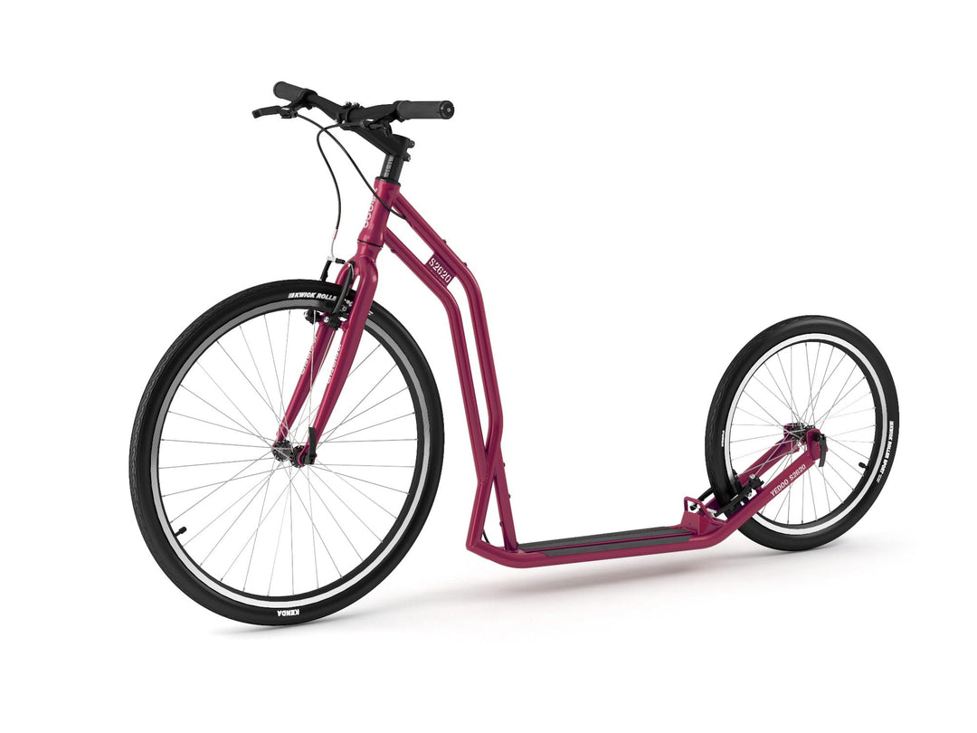 Yedoo S2620 Tretroller - bis 130 kg, Kickscooter mit Luftreifen 26/20 - Roller Scooter für Erwachsen
