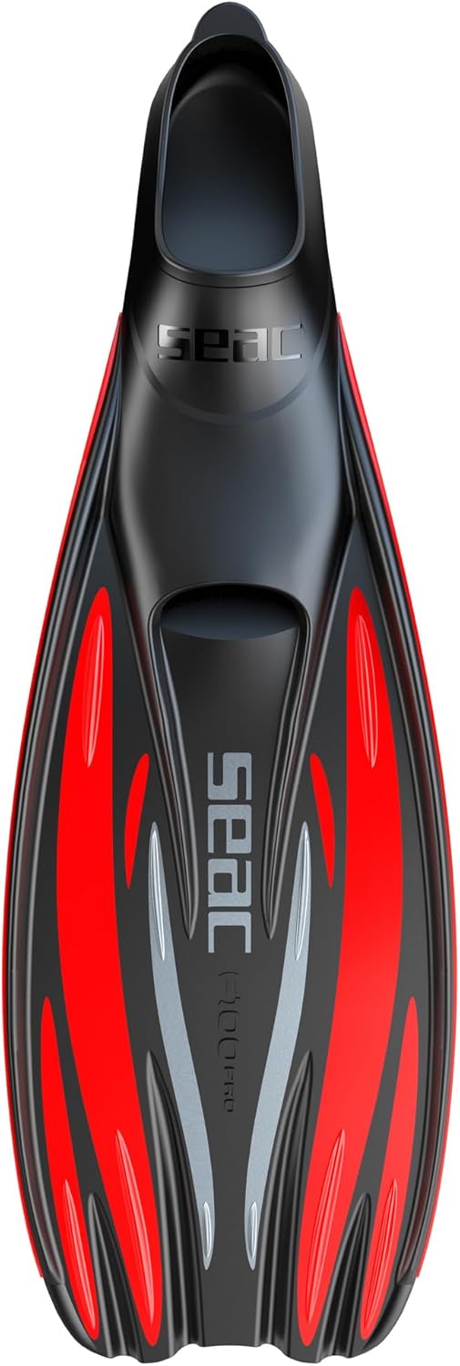 SEAC Unisex Tauchen Flosse F-100 Pro rot 44/45, rot 44/45