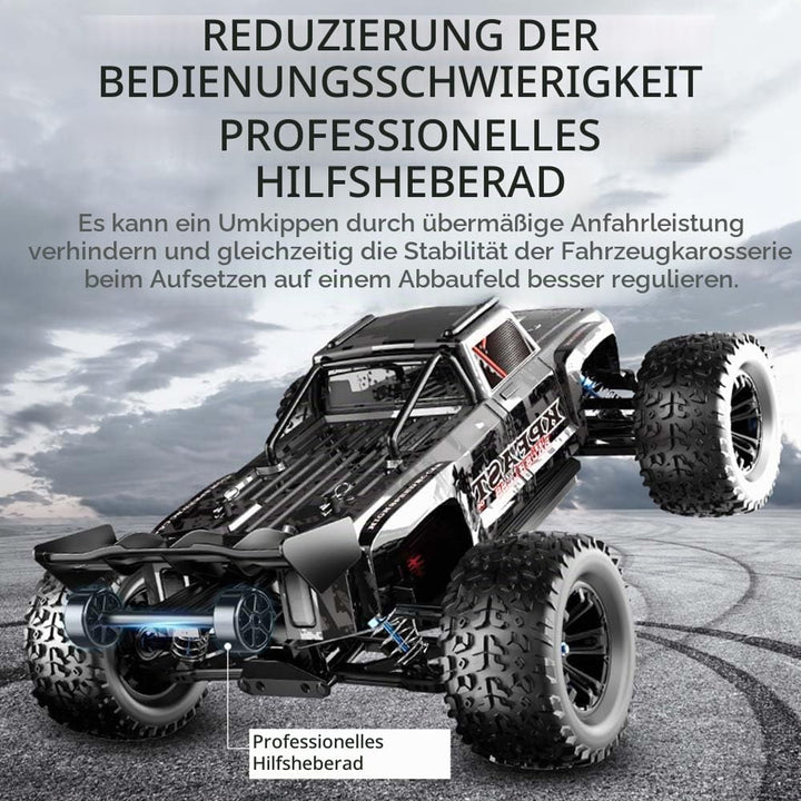 X-Verse 1:12 70KM/H Ferngesteuertes Auto für Erwachsene, 4WD Wasserdichtes Schnelles RC Truck mit 3S