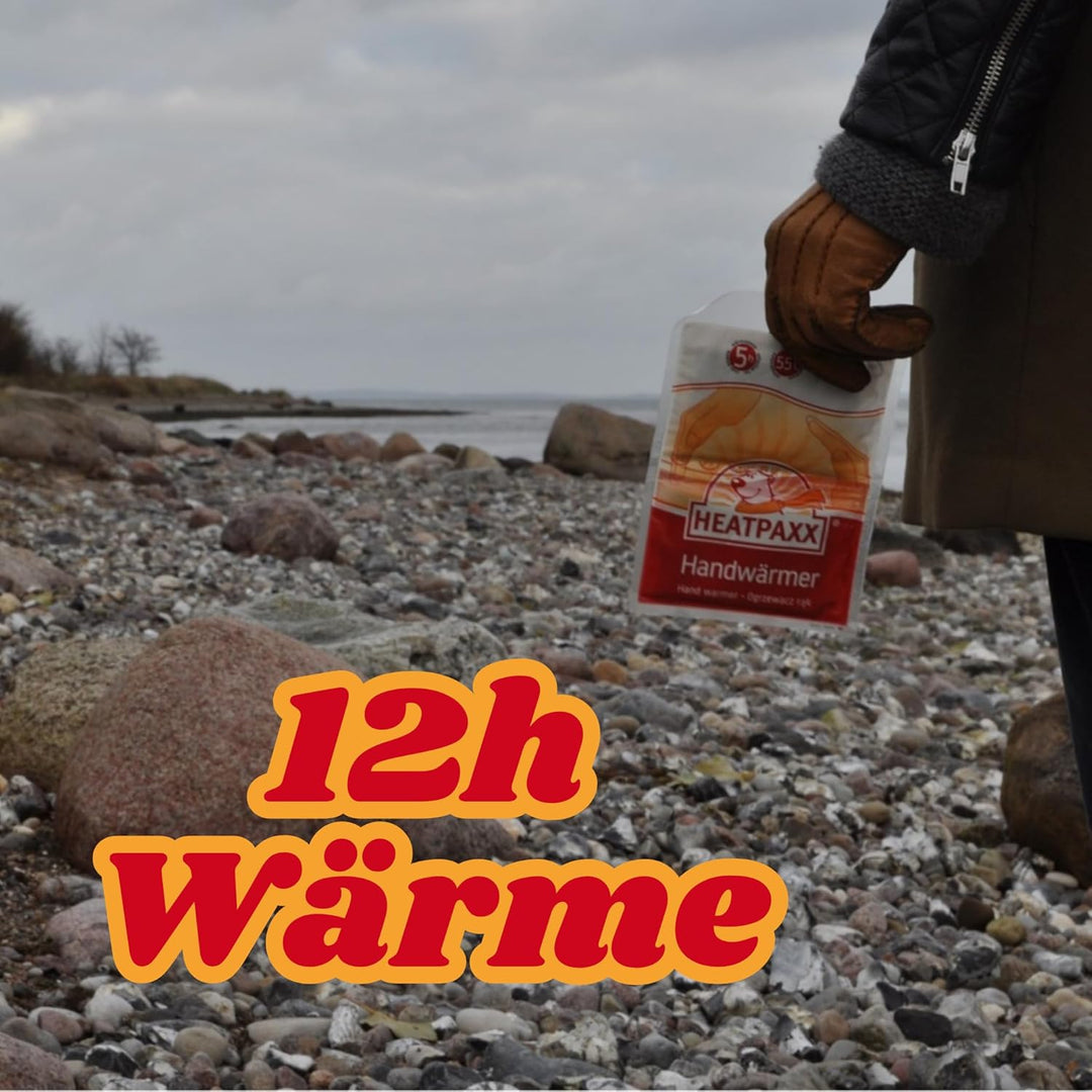 HeatPaxx Handwärmer | 5, 10, 15 oder 40 Paar | EXTRA WARM | Handliche Taschenwärmer, Wärmekissen für