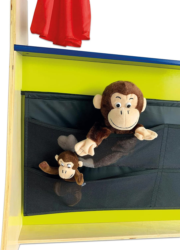 Beleduc Kasperletheater Holz - Puppentheater Kinder Kaspertheater Nocolor, Nocolor