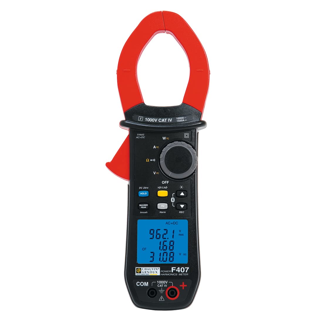 Chauvin Arnoux F407 Stromzange digital Datenlogger CAT IV 1000V Anzeige (Counts): 10000