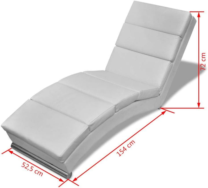 Tidyard Relaxliege Liegesessel Chaiselongue Wohnzimmer Relaxsessel Liege mit Verzinkten Stahlfusslei