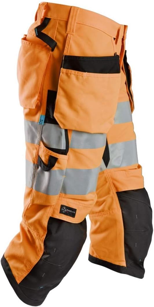 LiteWork, High-Vis Piratenhose+ Holstertaschen Klasse 2