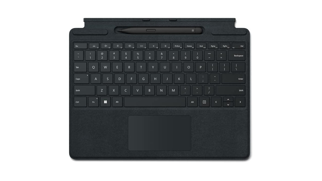 Microsoft Surface Pro Signature Keyboard (Schwarz) im Bundle mit Slim Pen 2 | kompatibel mit Surface