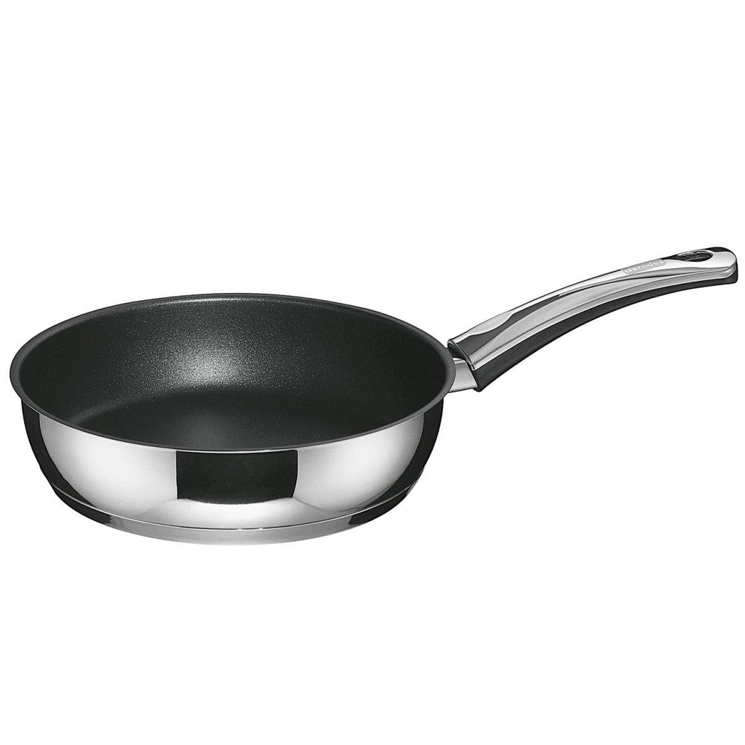 Berndes Schmorpfanne Injoy Special Edition 20 cm, hoher Rand, Pfanne für Induktion, Edelstahl, antih