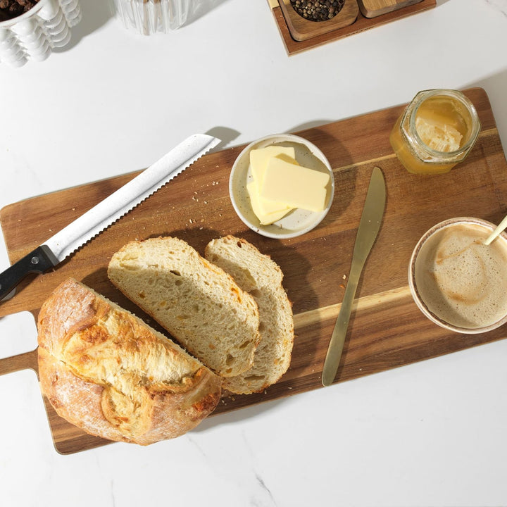 Salter BW13693EU7 Toronto Servierbrett – 60 cm Pizzaschaufel aus Holz, grosses Weidebrett, FSC-zerti