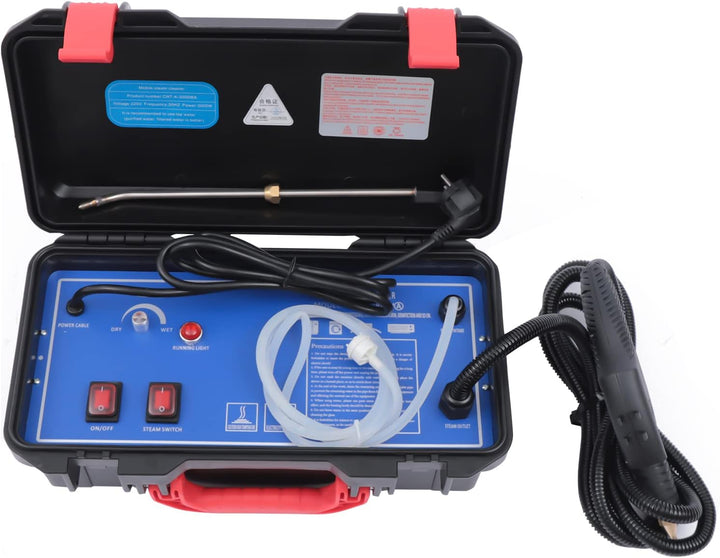SABUIDDS Dampfreiniger 3000W 220V Dampfdruck: 3-3,5 Bar, Elektrisch, Hochdruck, Hochtemperatur, Haus