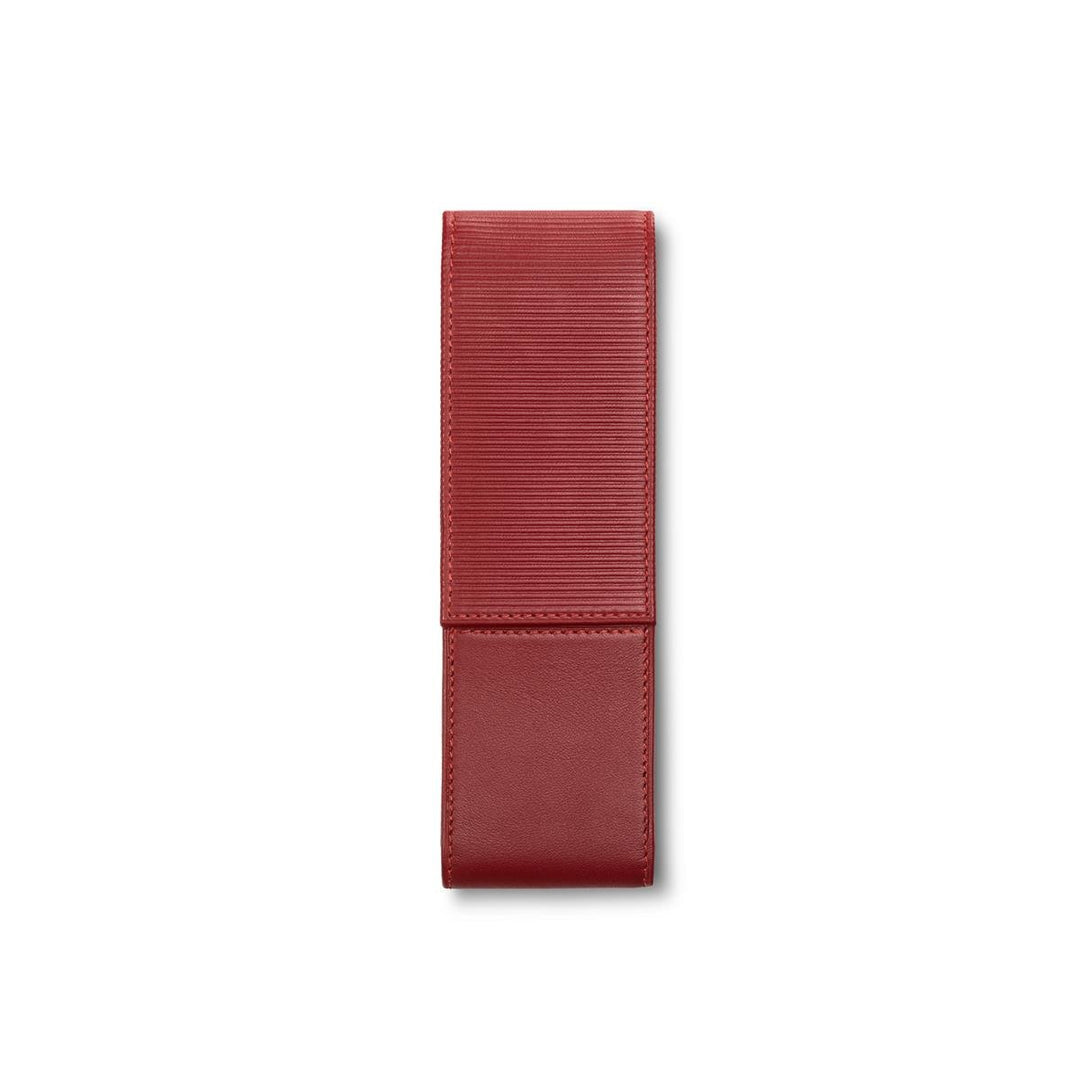 Lamy A315 Lederwaren Hochwertiges Nappaleder-Etui 859 in der Farbe Rot Für zwei Schreibgeräte A315-