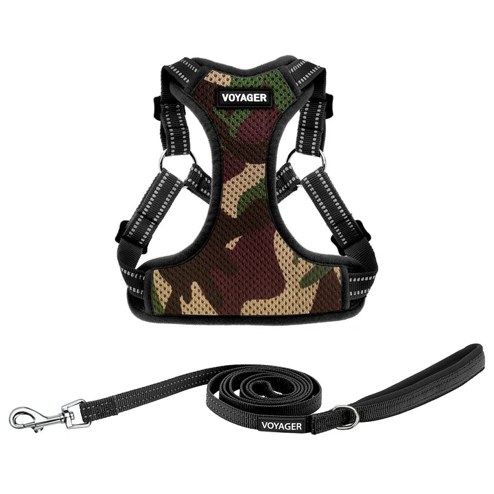 Best Pet Supplies Voyager verstellbares Hundegeschirr mit reflektierenden Streifen für Spaziergänge,