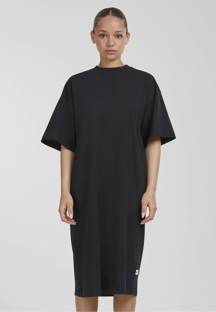 Urban Classics Damen Kleid aus BIO-Baumwolle, Oversized T-Shirt Kleid, Ladies Organic Long Oversized