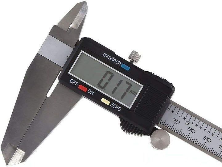 300mm Digital Messschieber Zoll/Bruchstücke/Millimeter Umwandlung 0-12 Zoll Schieblehre Edelstahl Kö