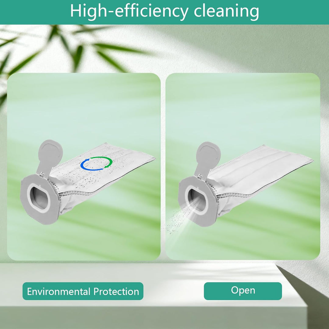 10 Stück Staubsaugerbeutel und 2 Filter für Vorwerk Kobold VK7 FP7 Premium Filtertüten Staubsauger A