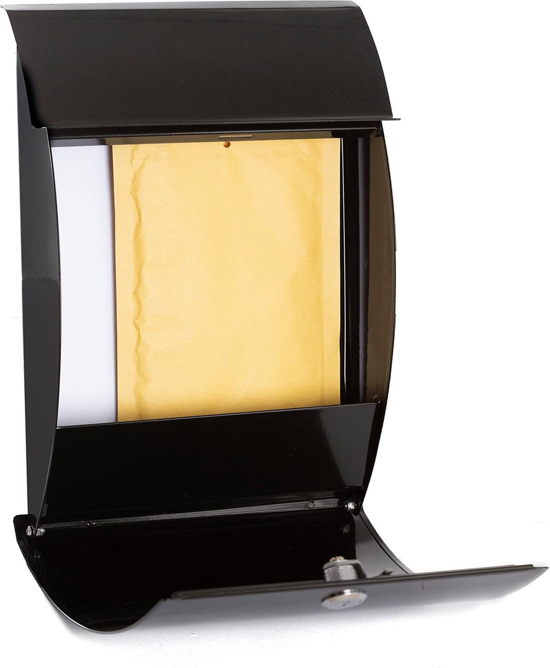 ARREGUI Galan E5964 Briefkasten aus Verzinktem Stahl | Grösse S (DIN A5 Post) | Kleiner Wandbriefkas