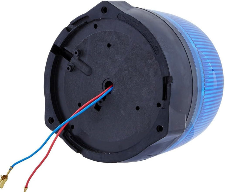 HELLA - LED-Rundumkennleuchte - RotaLED - 12/24V - blau - geschraubt - Kabel: 200mm - Menge: 1 - 2RL