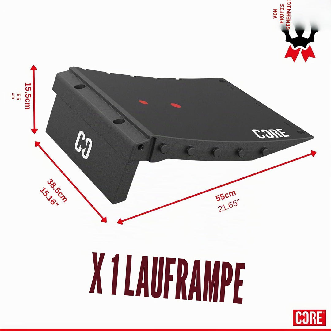 CORE Skate Ramp for Kids - Mini Kicker Scooter Ramp Skateboard Ramp BMX Ramp RC Car, Foldable Bike L