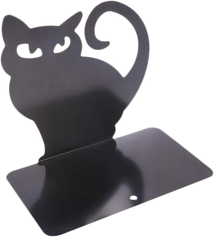 BESPORTBLE 2Pcs Katze Metall Buchstütze Kreative Buchunterstützung Buchstopper Buchorganisator Stehe
