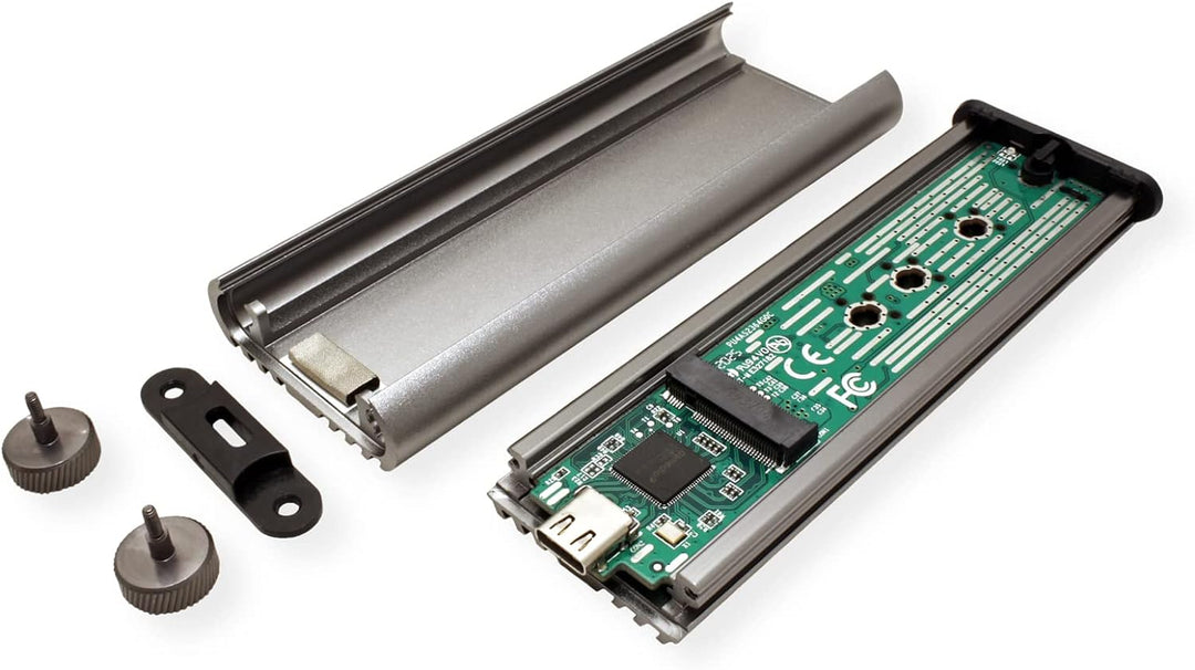ROLINE Externes SSD-Gehäuse, M.2, NVMe zu USB 3.2 Gen 2x2 Typ C