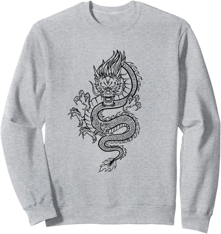 Dragon Aesthetic Drache Sweatshirt