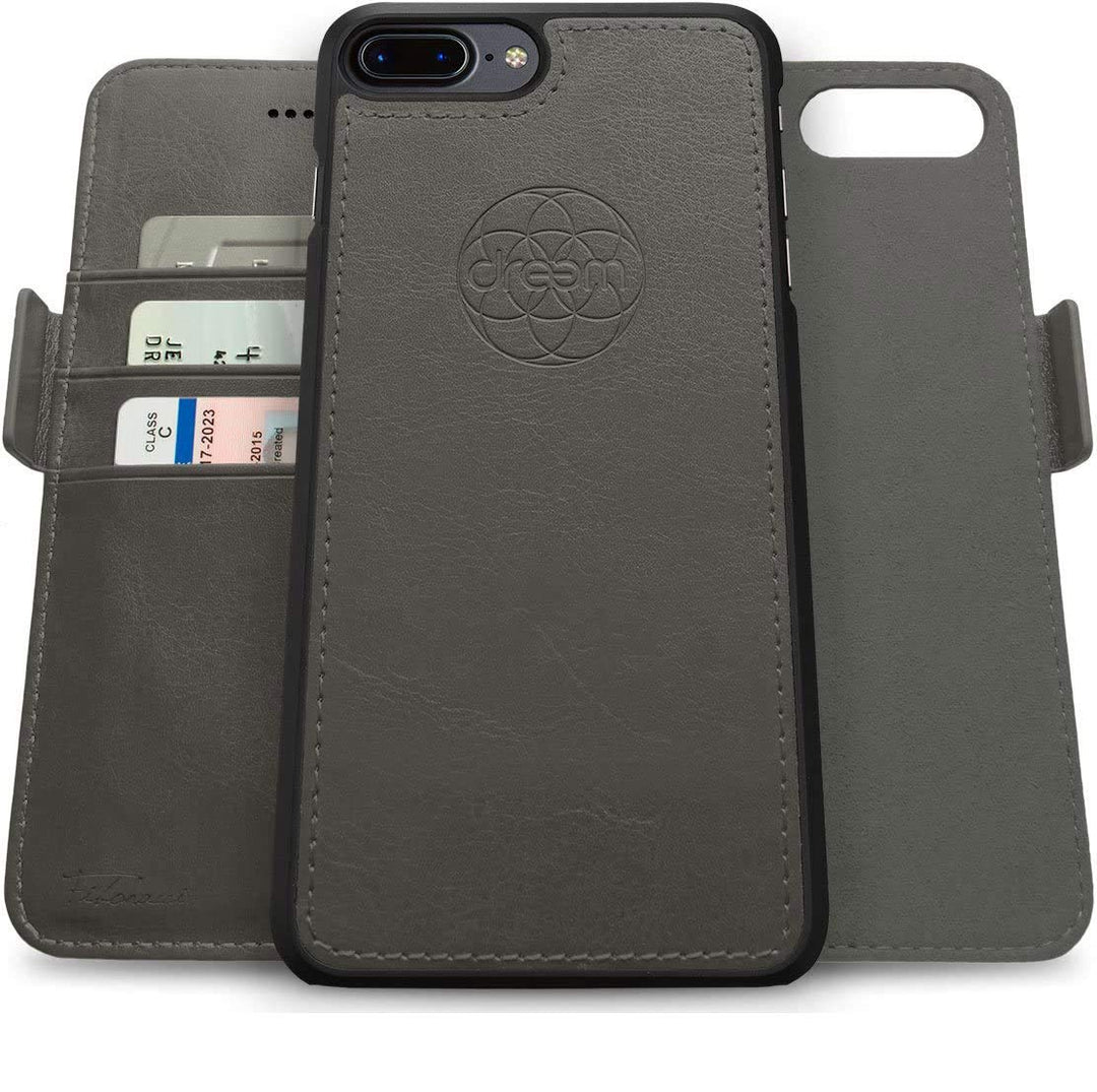 Dreem Fibonacci 2in1 Handyhülle Flipcase für iPhone 7/8 Plus | Magnetisches iPhone Case | TPU Etui L
