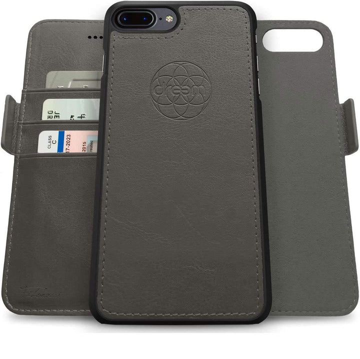 Dreem Fibonacci 2in1 Handyhülle Flipcase für iPhone 7/8 Plus | Magnetisches iPhone Case | TPU Etui L