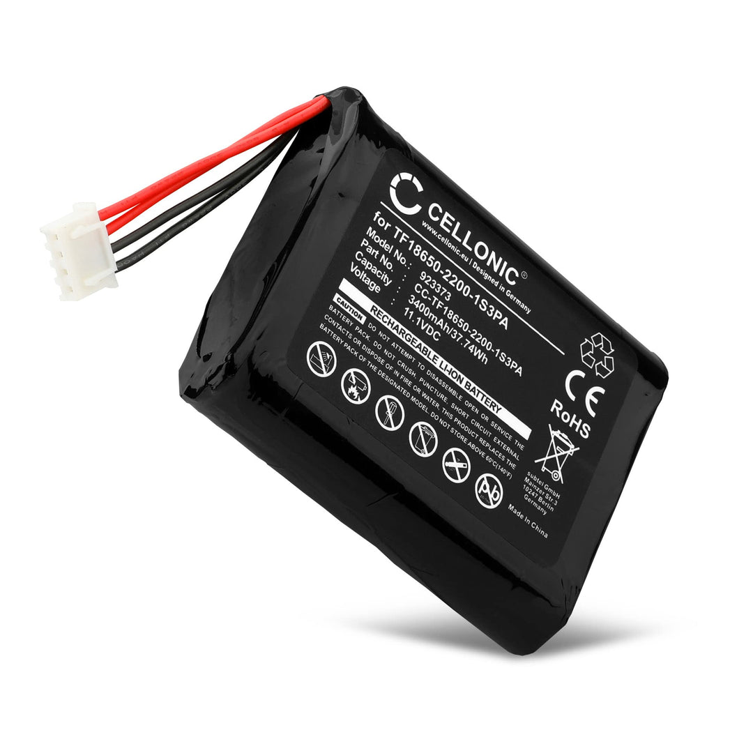 CELLONIC, Lautsprecherakku kompatibel mit Marshall Stockwell (3400mAh, 11.1V) 1x Ersatzakku TF18650-