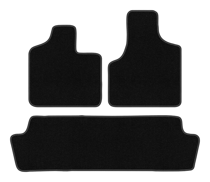 Velours Fussmatten passend für Chrysler Voyager IV (2000-2008) | Qualität: Basic - Genaue Passform,