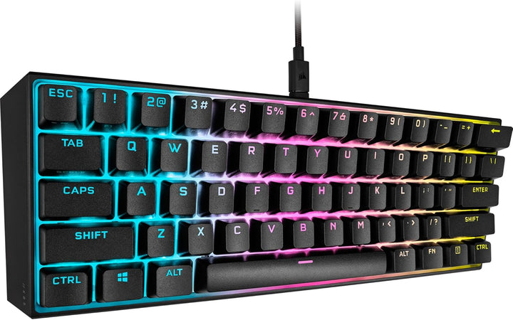 Corsair K65 RGB MINI 60% Mechanische Gaming-Tastatur (Anpassbare RGB-Beleuchtung einzelner Tasten, C