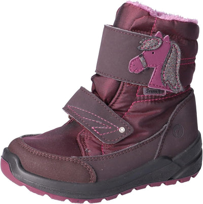 RICOSTA Mädchen Winterstiefel GAREI,Kinder Boots,WMS:Mittel,Sympatex,waschbar 30 EU Rot 380, 30 EU R