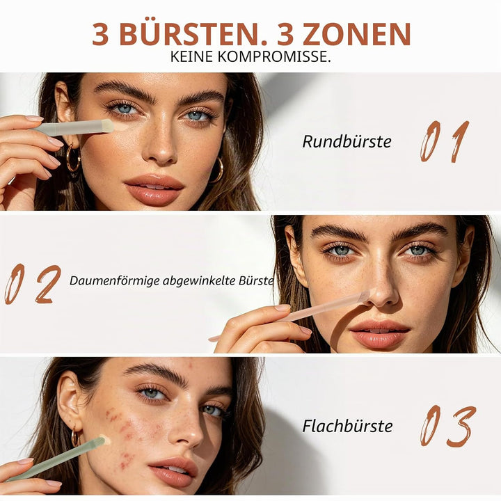 Docolor Pinselset Makeup 39 Stück Mit Tasche, Schwamm und Aufbewahrungstasche, Blender Schwamm & Pin