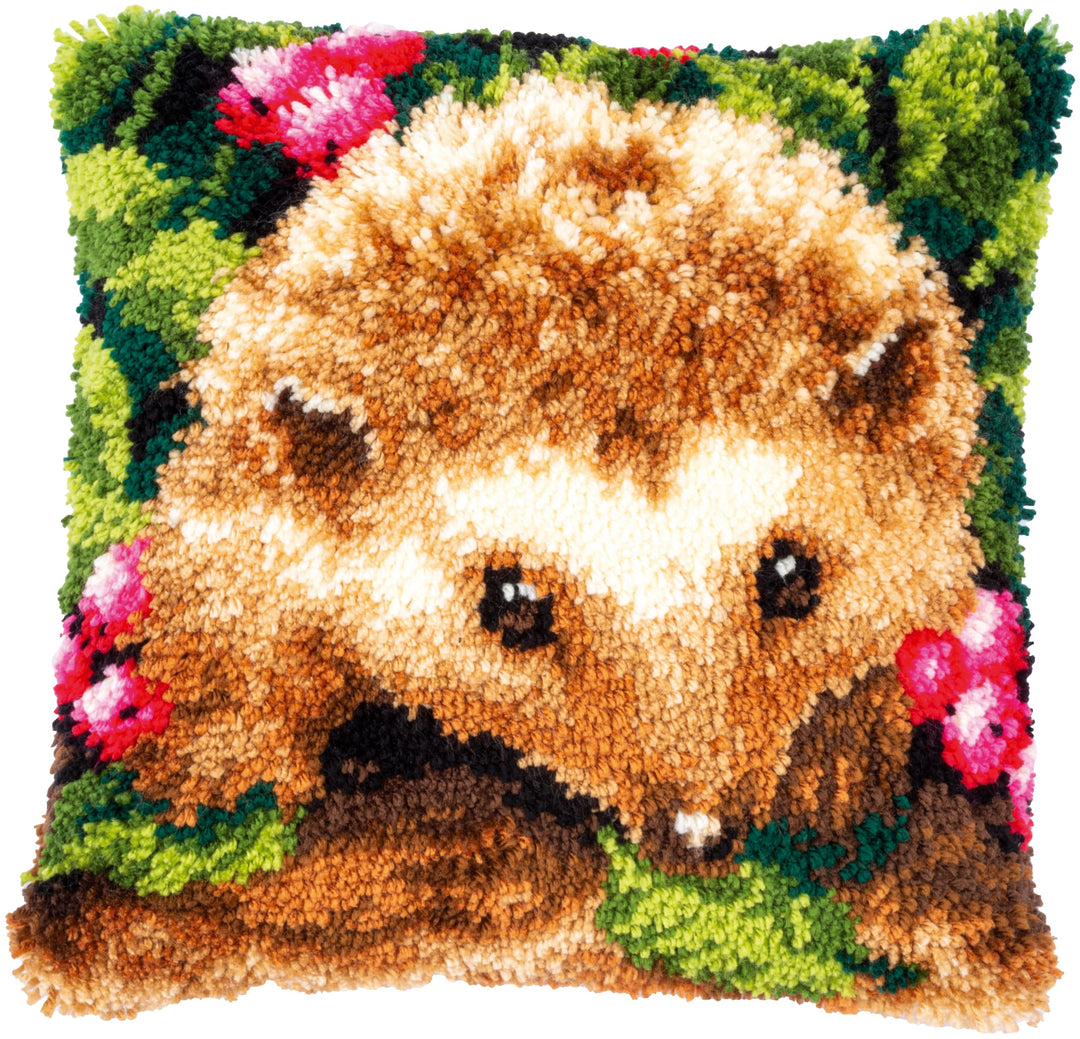 Vervaco PN-0153782 Knüpfstich-Set, Écru, ca. 40 x 40 cm