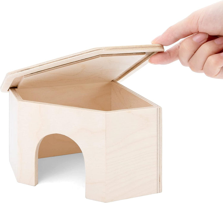 Niteangel Birke Chamber-Maze Hamster Hideout – Kleine Haustiere Wald Haus Lebensräume Dekor für Hams