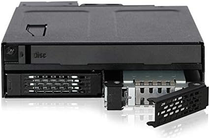 ICY DOCK ToughArmor MB602SPO-B - Wechselrahmen für 2X 2,5 Zoll SATA/SAS SSD/HDD und 1x SATA (Ultra)