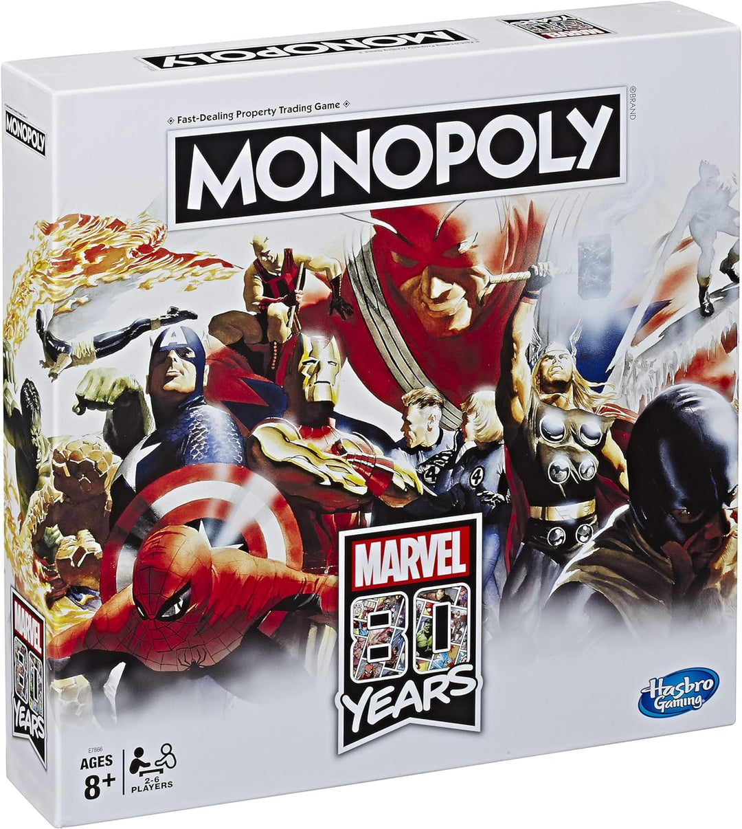 Monopoly – Gesellschaftsspiel Monopoly Marvel 80 Jahre Comics – Brettspiel – französische Version