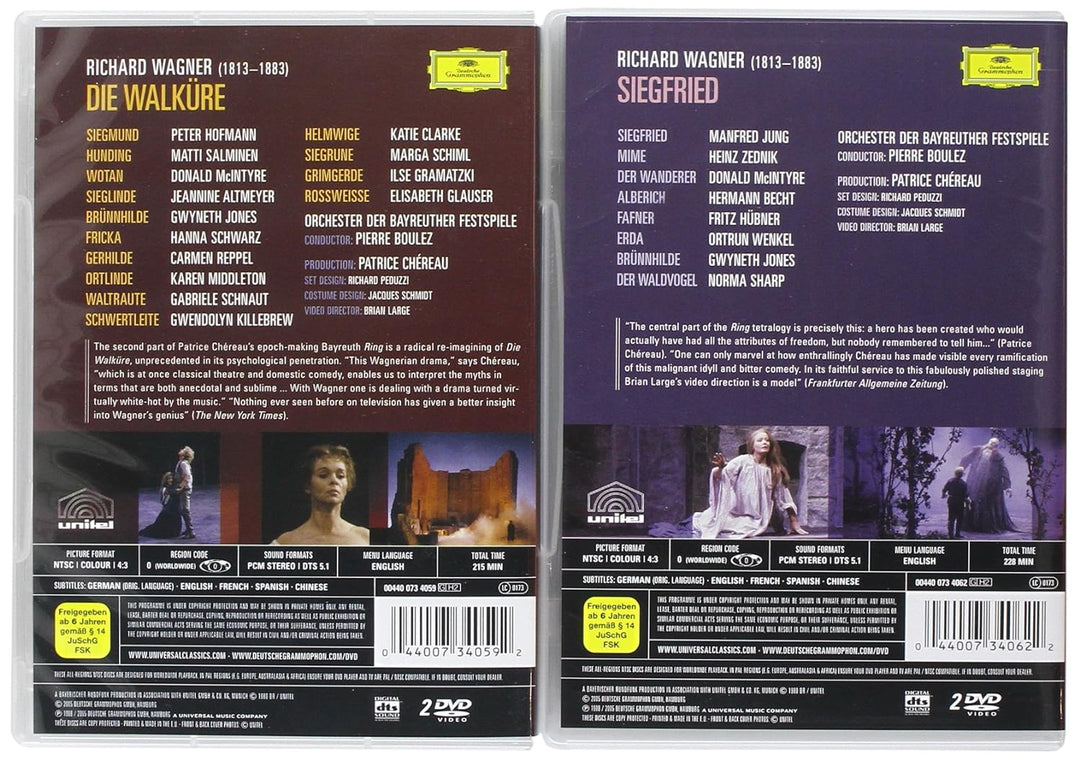 Wagner: Der Ring des Nibelungen (8 DVDs), DVD